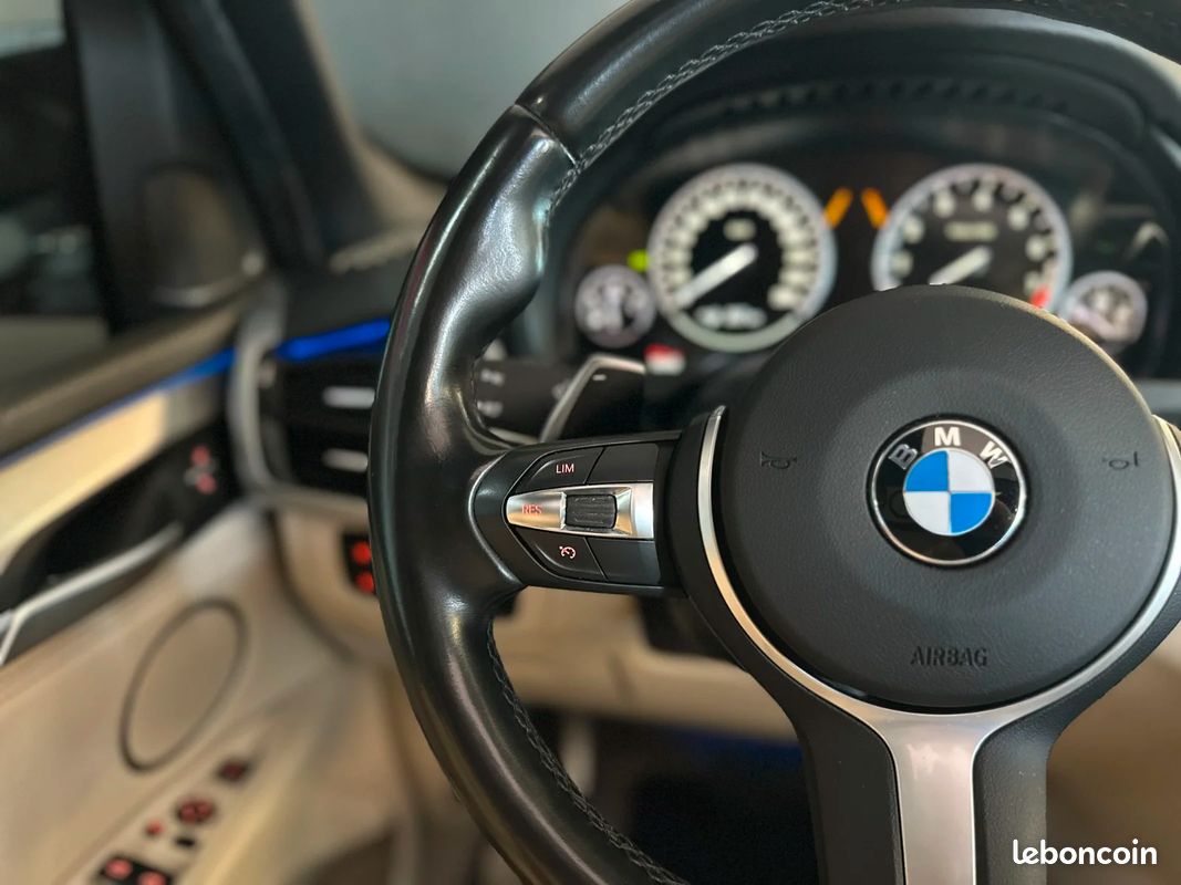 BMW X5 F15 xDrive40e 313 ch BVA8 Pack M - Caméra 360° / Apple Carplay / Toit Ouvrant (image 15)