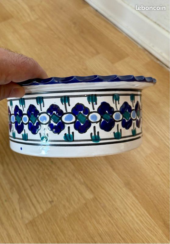 Plat à tajine bleu (image 5)