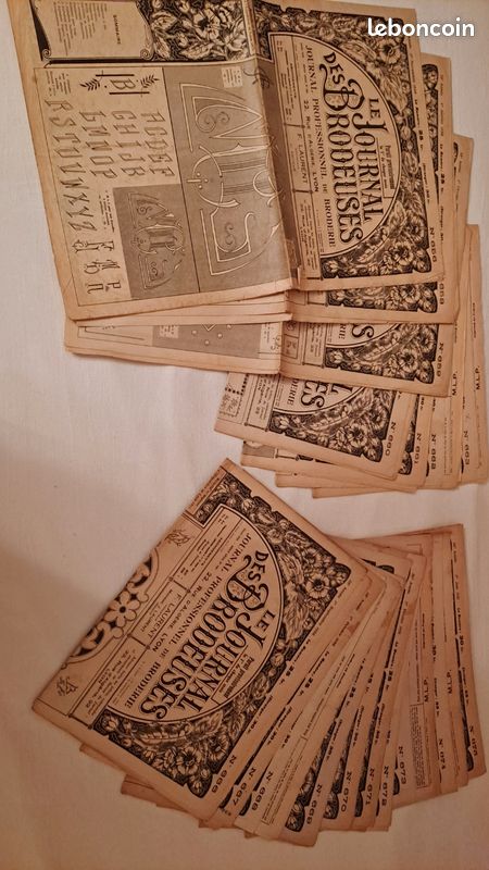 Revue Ancienne LE JOURNAL DES BRODEUSES N°660 - 1er Mars 1950 - Vintage