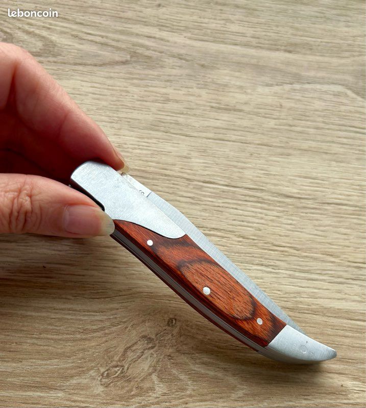 Couteau de poche pliant Le Coq Français Le Grand Coq Bois d'If