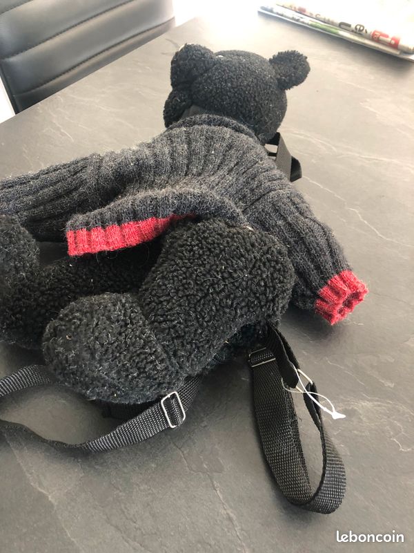 Sac à dos peluche enfant nounours (image 1)
