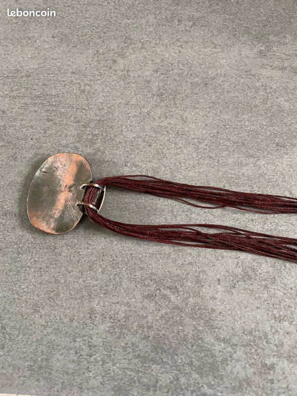 Collier en métal 49cm (image 4)