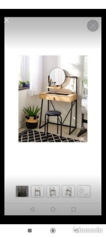 Meuble coiffeuse Neuf style industriel (image 1)