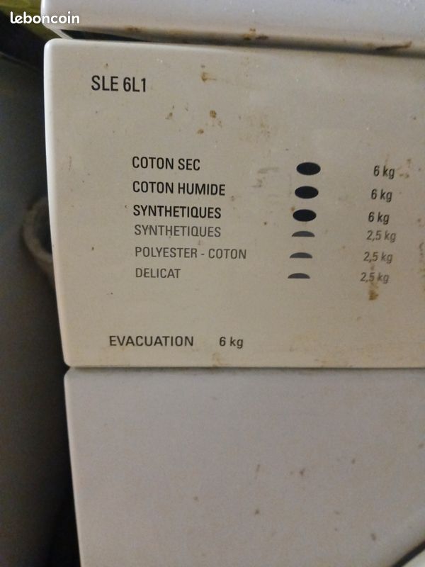 Sèche-linge Listo 6 kg pour bricoleur ou pièces (image 3)