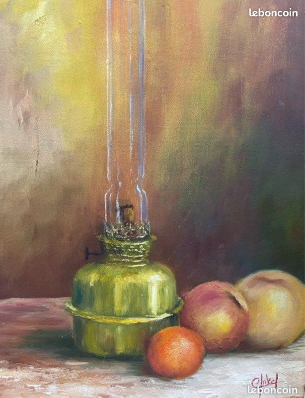 Tableau ancien signé et encadré - Nature morte (image 5)
