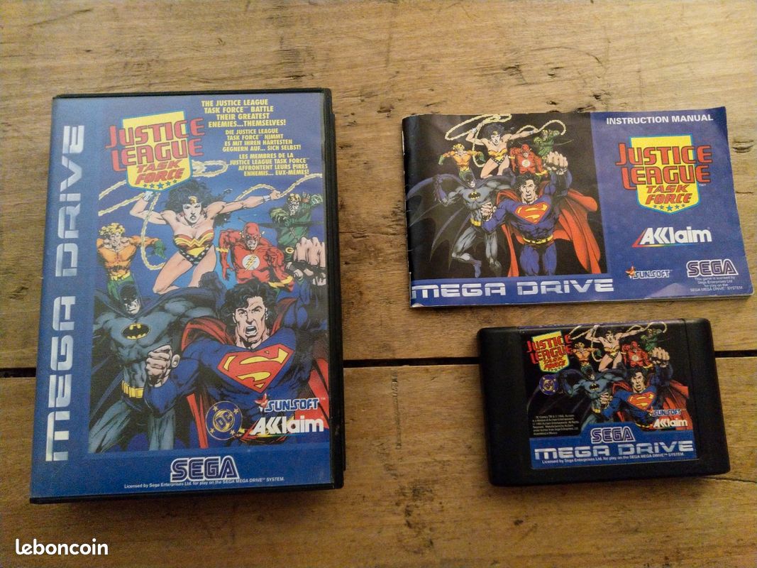 Justice League Task Force – Sega Mega Drive – 32X – Très Bon état – Version PAL