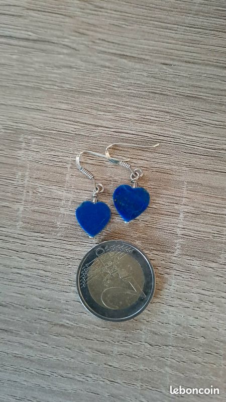 Boucles D'oreilles Pendantes En Lapis Lazuli Et Argent 925 - Bijoux élégants Tendance