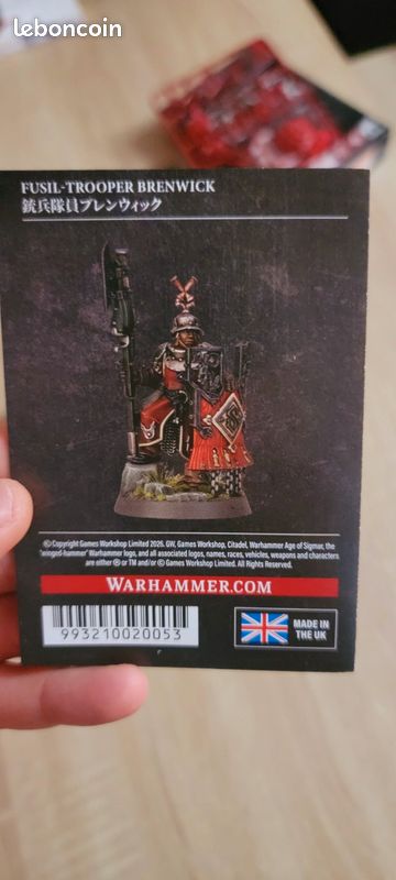 Warhammer Heroes Fusil Trooper Brenwick Cities of Sigmar (image 2)