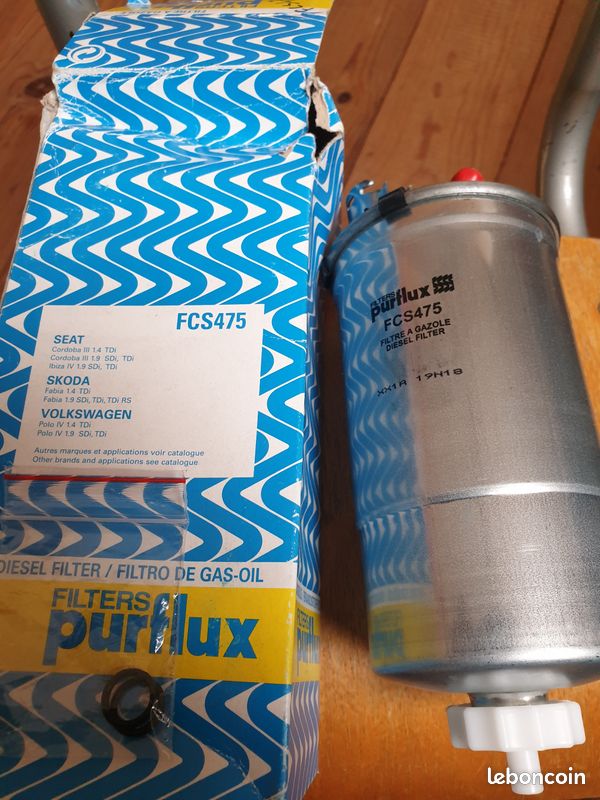 Filtre à Diesel Purflux FCS475 - Filtre Haute Efficacité Pour Système D'injection, Protection Moteur Diesel