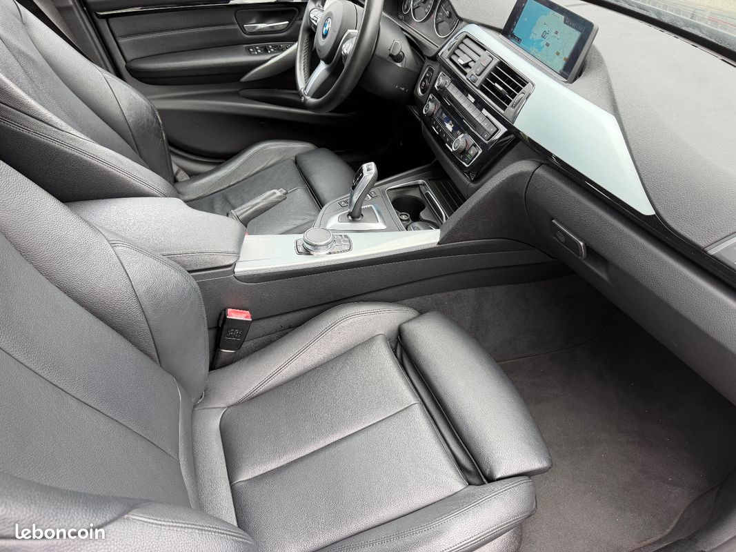 BMW SERIE 3 F30 LCI 318i 2.0L 136 ch M Sport A / TOIT OUVRANT / CUIR / TETE HAUTE (image 15)
