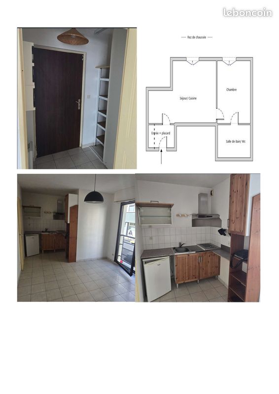 Appartement 2 pièces 30 m² · à Nantes · 29,8 m² · 560 €
