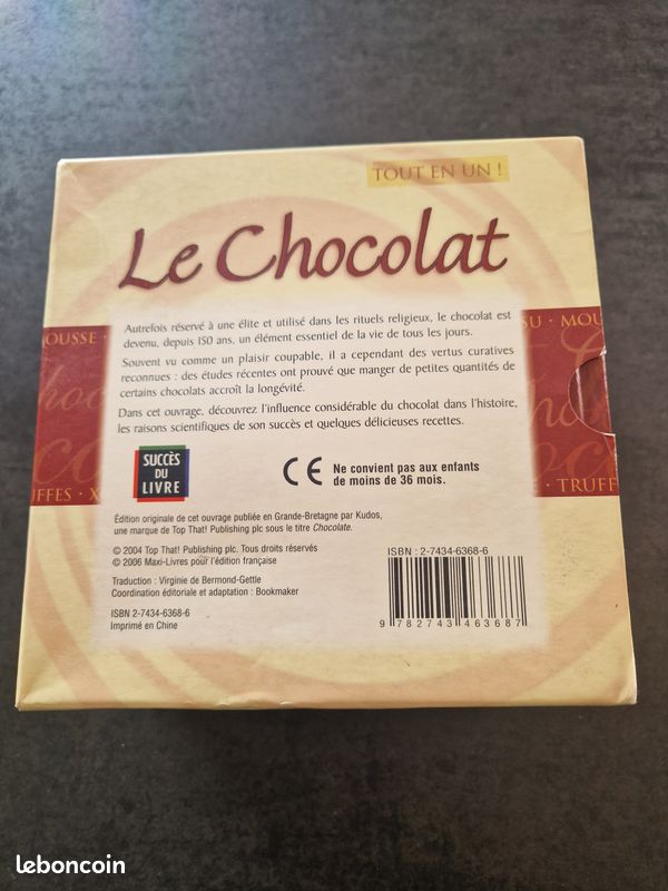Coffret Le chocolat - NEUF (image 3)
