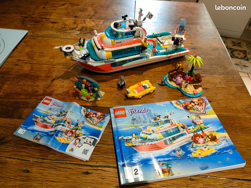 Bateau Lego Friends Boat 41381 Lego Friends 41381 RESCUE MISSION