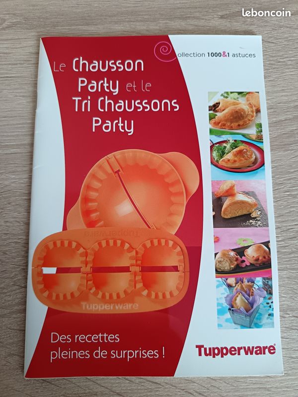Lot Moule à Raviolis Tupperware – Party Raviole + Double Grille + Livret – Vintage 80/90