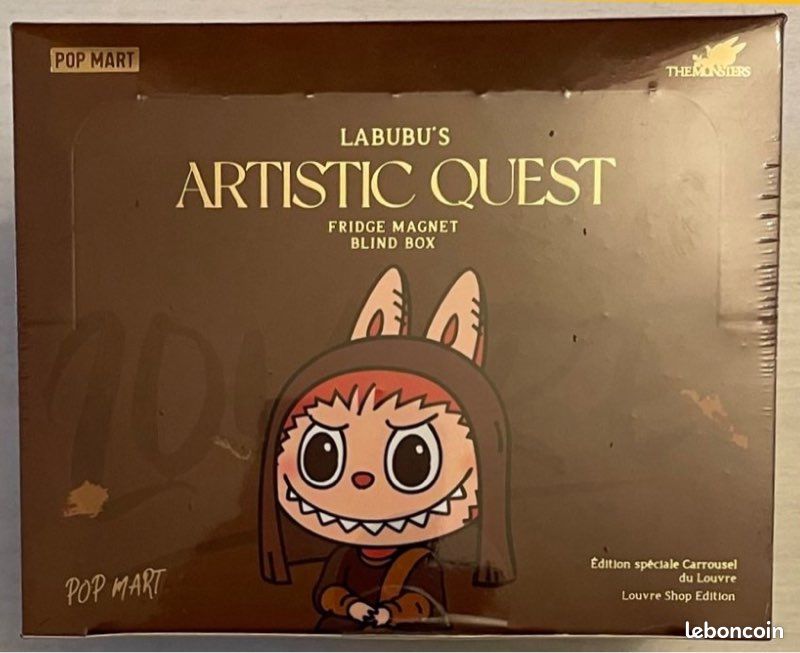 Lot De 6 Aimants Frigo Pop Mart LABUBU – Louvre Paris – Blind Box