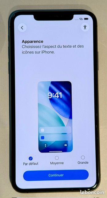 IPhone Apple 11 Pro Max 256gb couleur gris, batterie neuve (image 1)