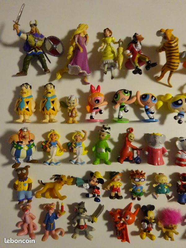 006 Figurine lot de pvc Astérix Disney pierre a feu Babar Kiki Schleich Bully Plastoy (image 2)