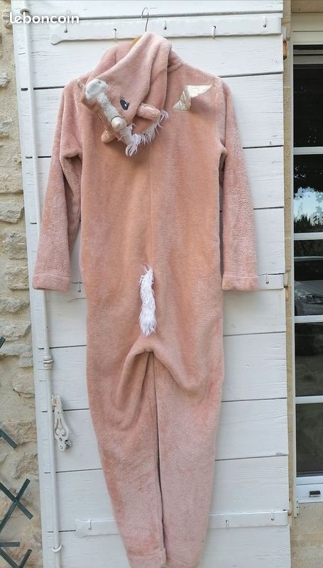 Etam Pyjama Licorne Combi Pyjama Pyjama Pièce à Capuche Licorne