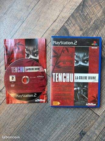 Tenchu : La Colère Divine Sur PS2 – Jeu Complet PAL, Bon État, Action-Aventure