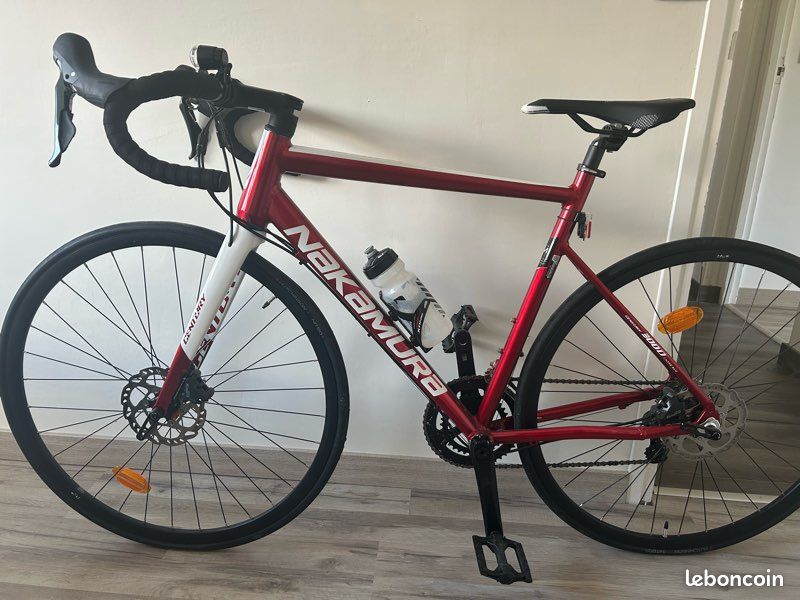 Vélo de route adulte CENTURY 300D ROUGE NAKAMURA Vélos