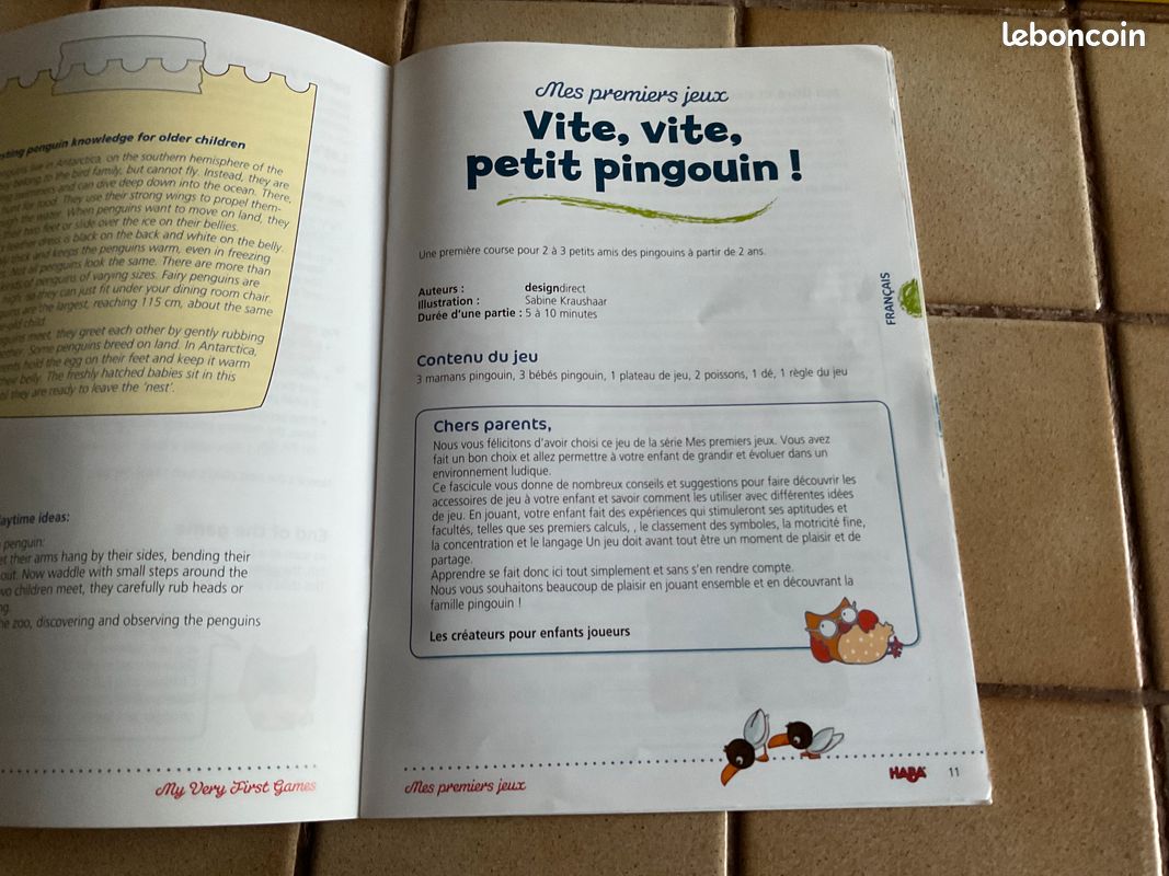 Haba - Vite, vite, petit Pingouin - Mes Premiers Jeux (image 11)