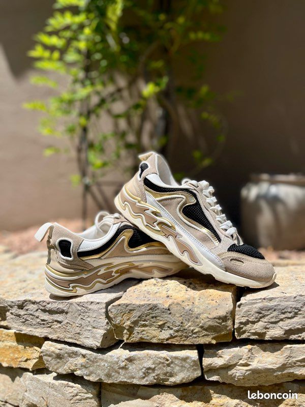 Basket Flame Chaussure Femme Sandro Baskets Sandro Flame Chaussures