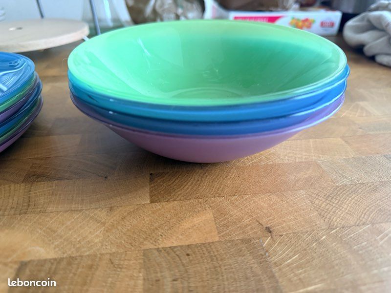 Lots de 6 assiettes et 4 bols IKEA (image 2)