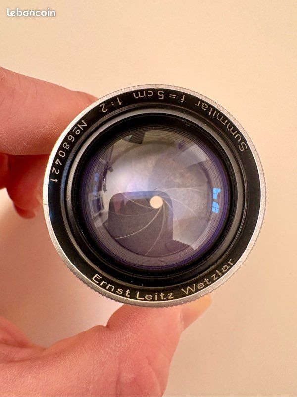 Enchères Lot 44 - Un Leitz Wetzlar Summitar F/2 5cm  50mm Collapsible Lens