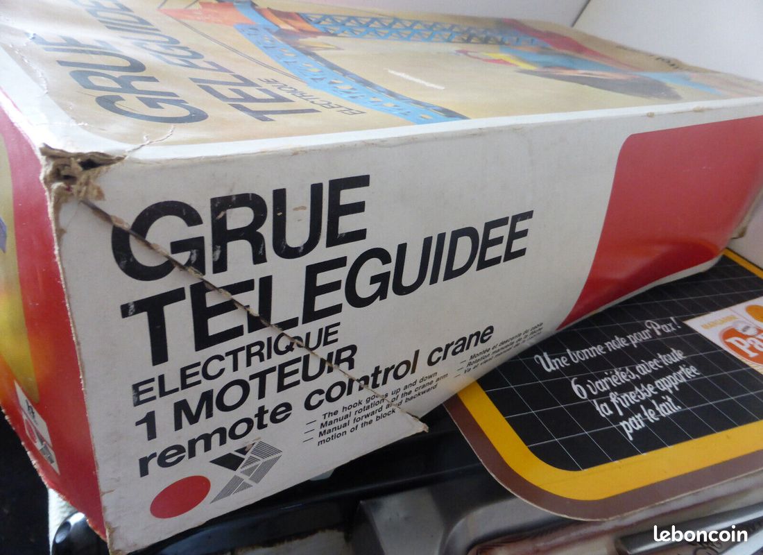 Grue Téléguidée Mont Blanc 1 Moteur - Échelle 1:10 - Vintage Années 70 (Occasion)