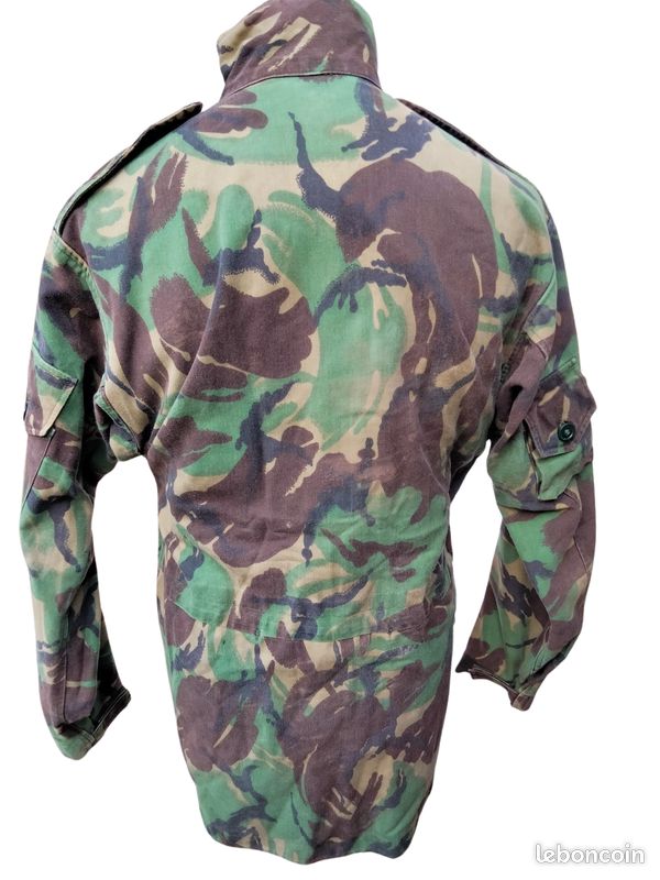 Pantalon De Pluie Camouflage DPM Armée Anglaise – Neuf, Taille Civile 52 (2XL)