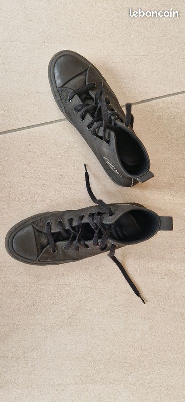 Converse haute noire T37 (image 2)