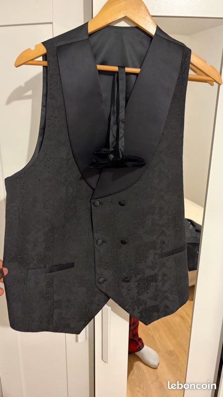 Costume de marié sur mesure – taille 52 – porté une fois (image 8)