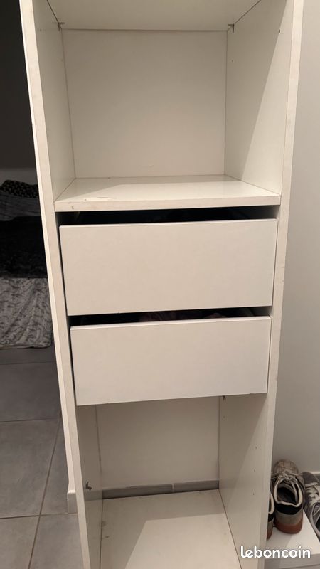 Colonne de dressing blanche IKEA – 200x40x40 cm (image 3)