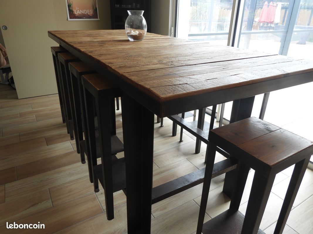 Table haute à manger, 250x100x108 (image 1)