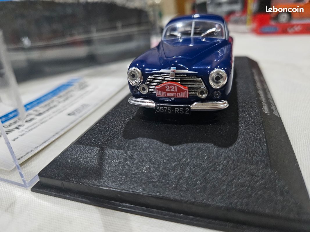 Miniatura Coleccionable Simca Gordini 8 Sport Monte Carlo 1950 - Escala 1/43, Metal, Presentada En Caja Expositora
