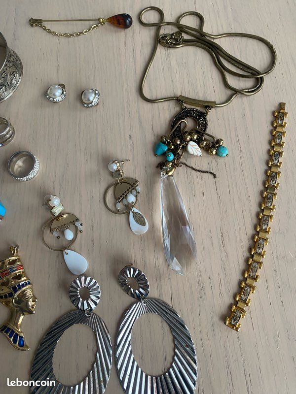 Lot De Bijoux Anciens Et Fantaisie Divers - Collection Vintage Et Récente, Rare (R103)