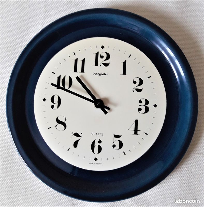 Horloge sous forme d'assiette (image 1)