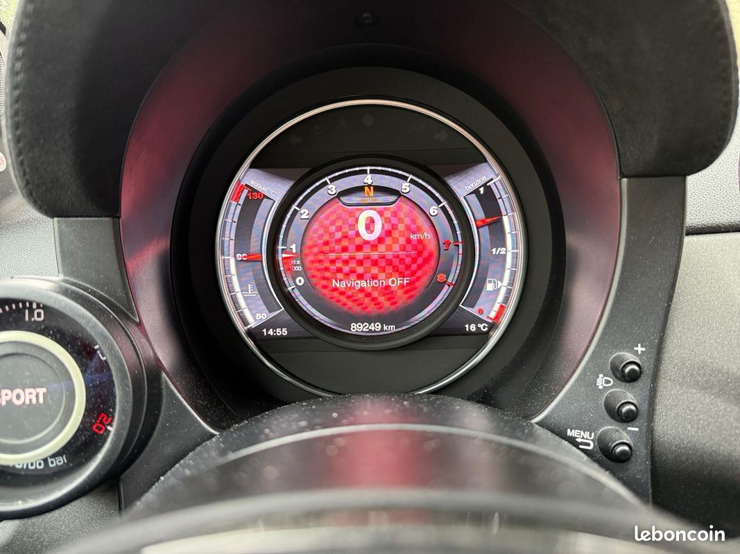 ABARTH 500C 1.4 TURBO T-JET 180Ch Garantie 12 mois (image 14)