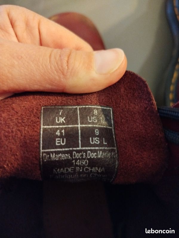 Dr. Martens femme bordeaux (image 10)