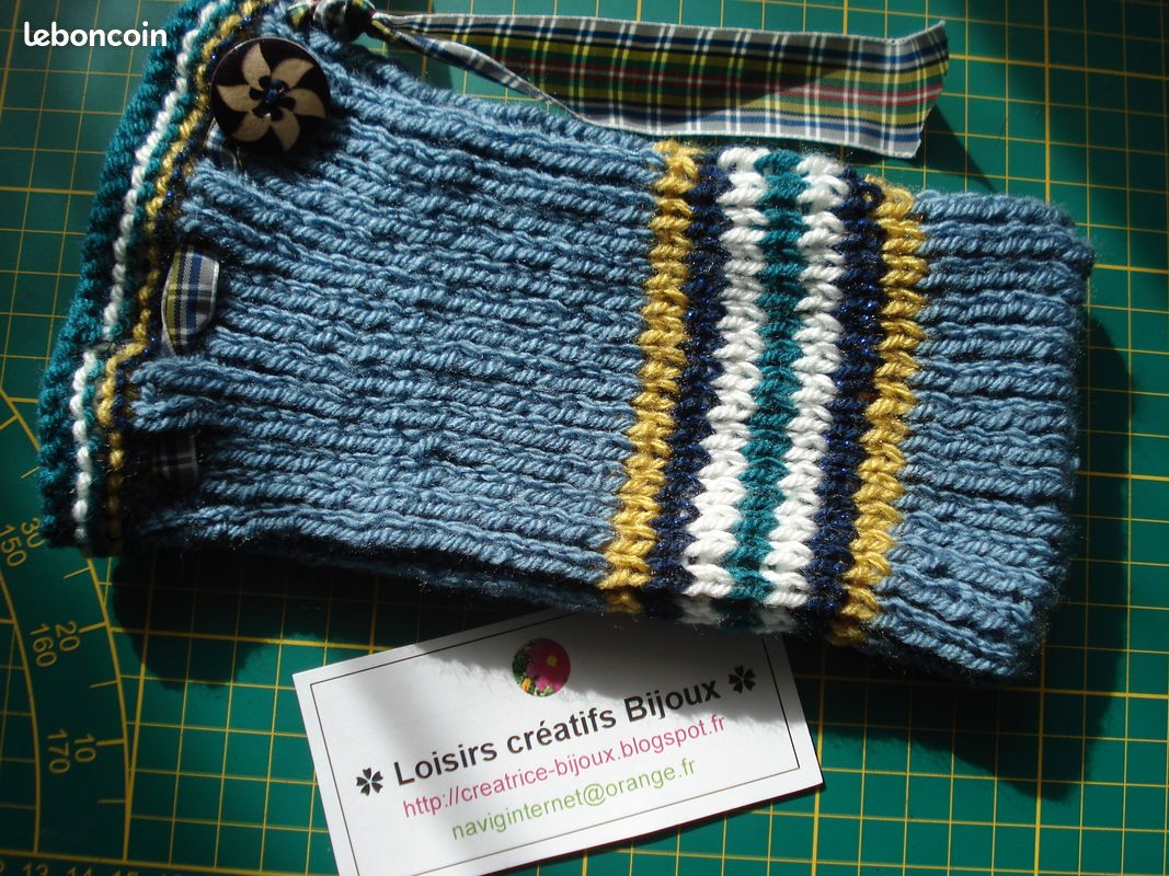 Pochettes téléphone en TRICOT étuis IPhone Smartphone (image 1)