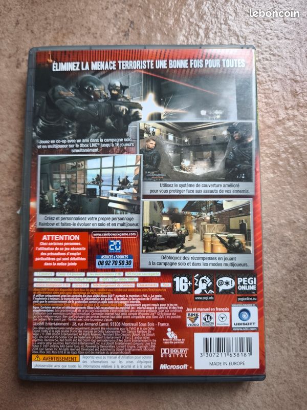 Jeu Tom Clancy's Rainbow six, Vegas 2 pour Xbox 360 (image 2)
