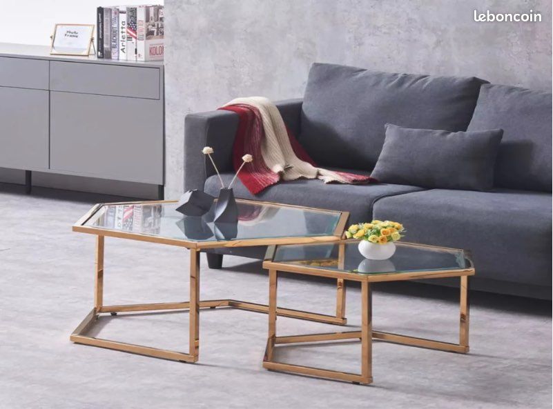 Table basse Gigogne Hexagonale (image 2)