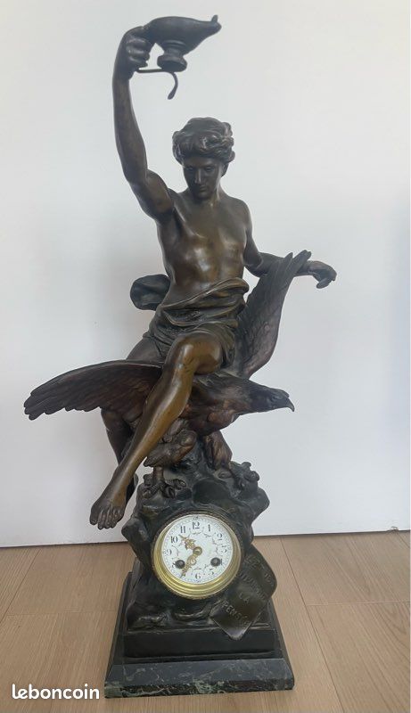 DECO-DORE MARBRE BLANC HORLOGE SUR SOCLE DEC-N4 | Cameroun