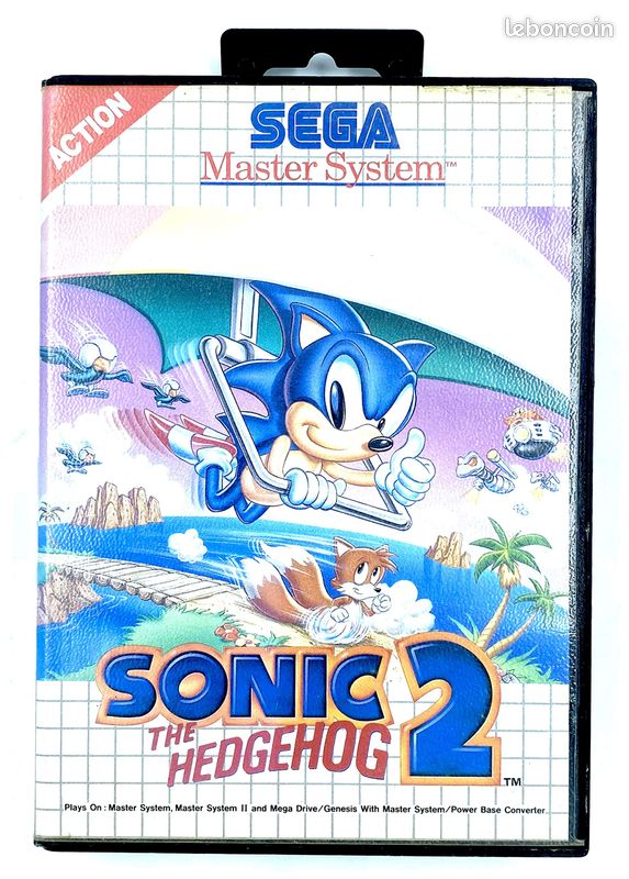Boîte vide master system 2 sonic - Consoles