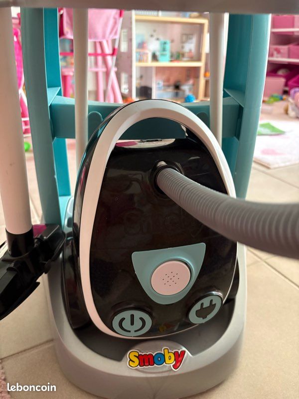 Chariot de Ménage Smoby avec Aspirateur Électronique (image 3)