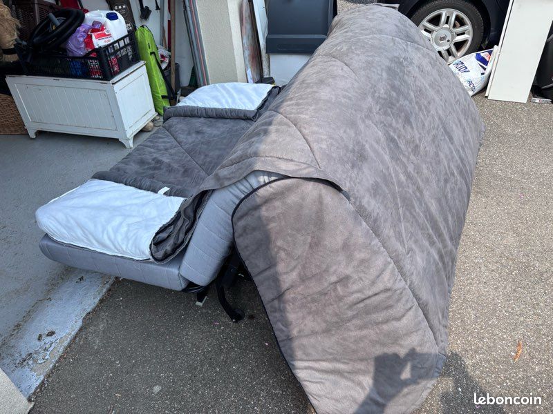 Urgent canapé BZ IKEA gris anthracite (image 8)