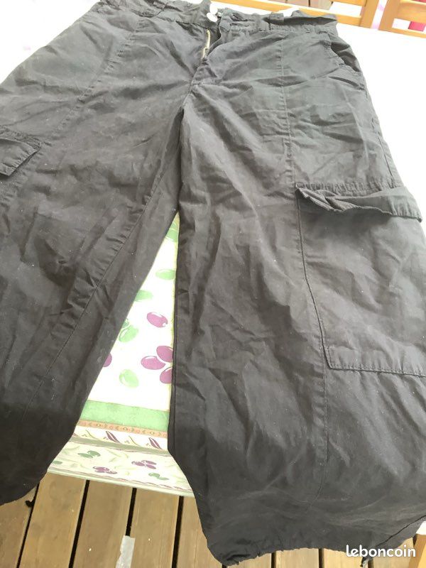 Pantalon large poches et poches sur genoux 34 (image 1)