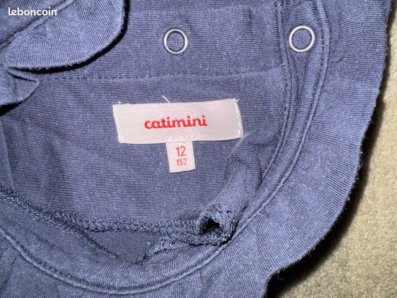 Sous-pull T-shirt manches longues Catimini 12 ans (image 3)