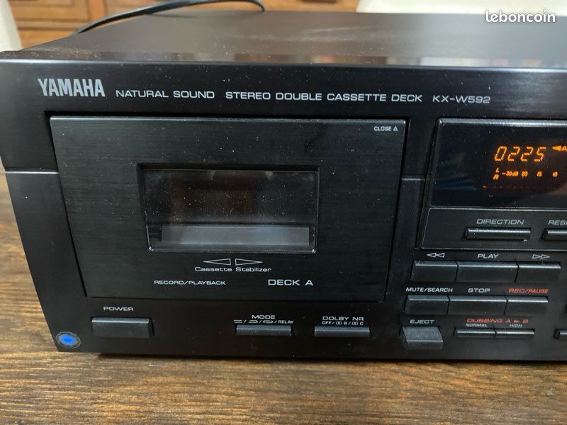 Lecteur double K7 Yamaha kx-w592 - Photo, audio & vidéo