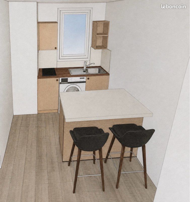 Appartement 1 pièce 21 m² · à Saint-Lô · 21 m² · 440 €